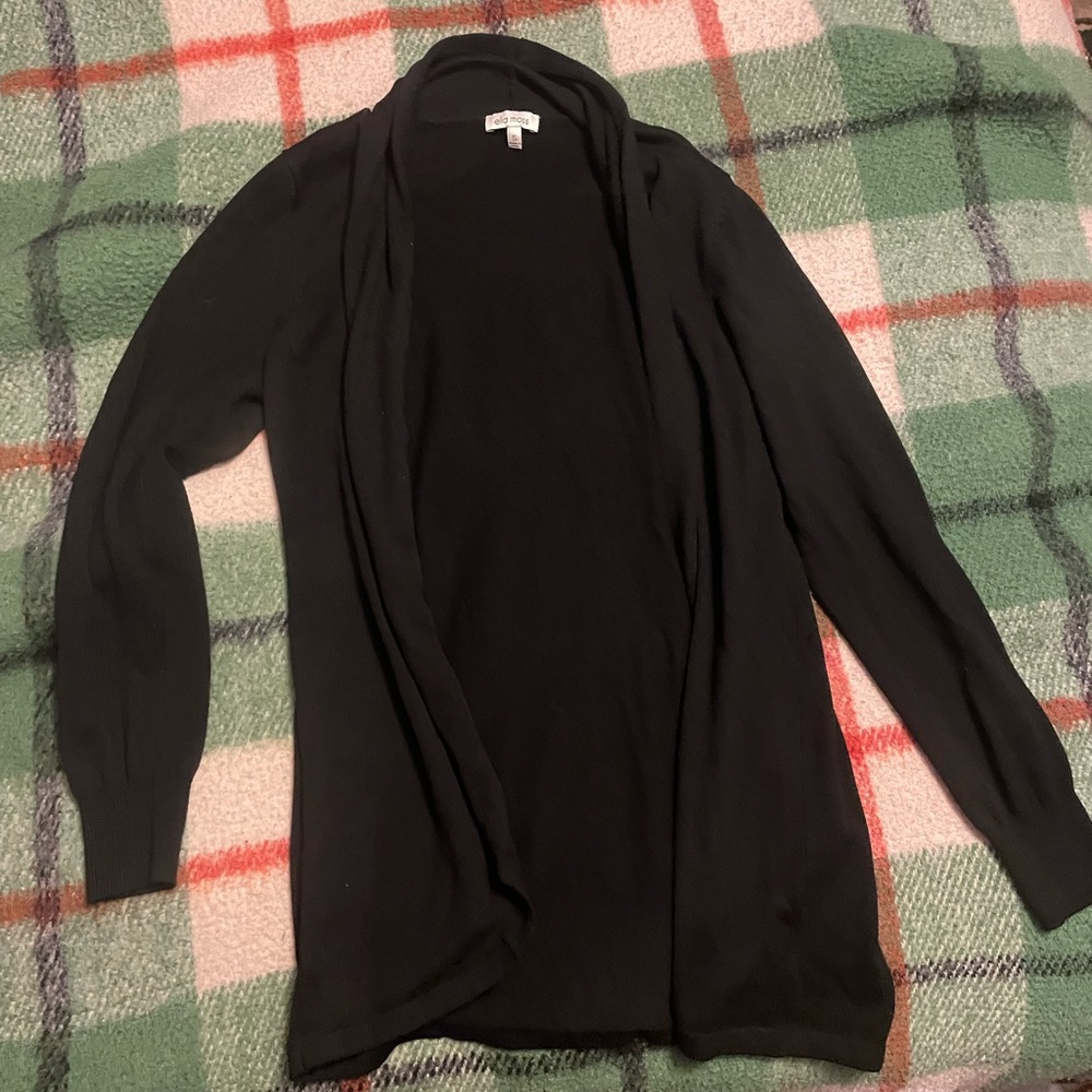 Black cardigan
